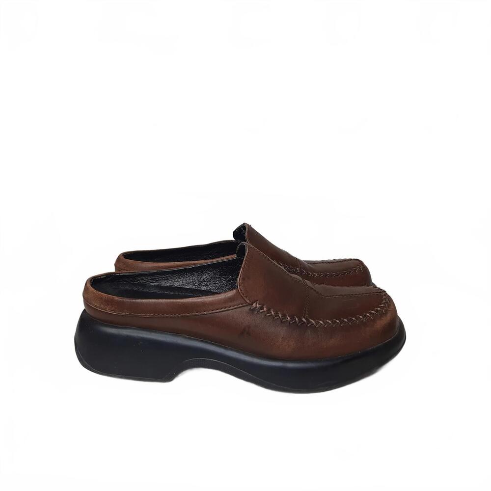 VTG Dansko Brown Leather Loafers Size 40